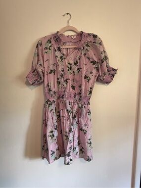 Roller Rabbit Lavender Floral Mini Dress